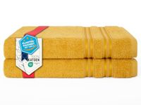 Hammetex Badhanddoeken 2-delige Set 70x140 cm, 100% Katoen Badstof