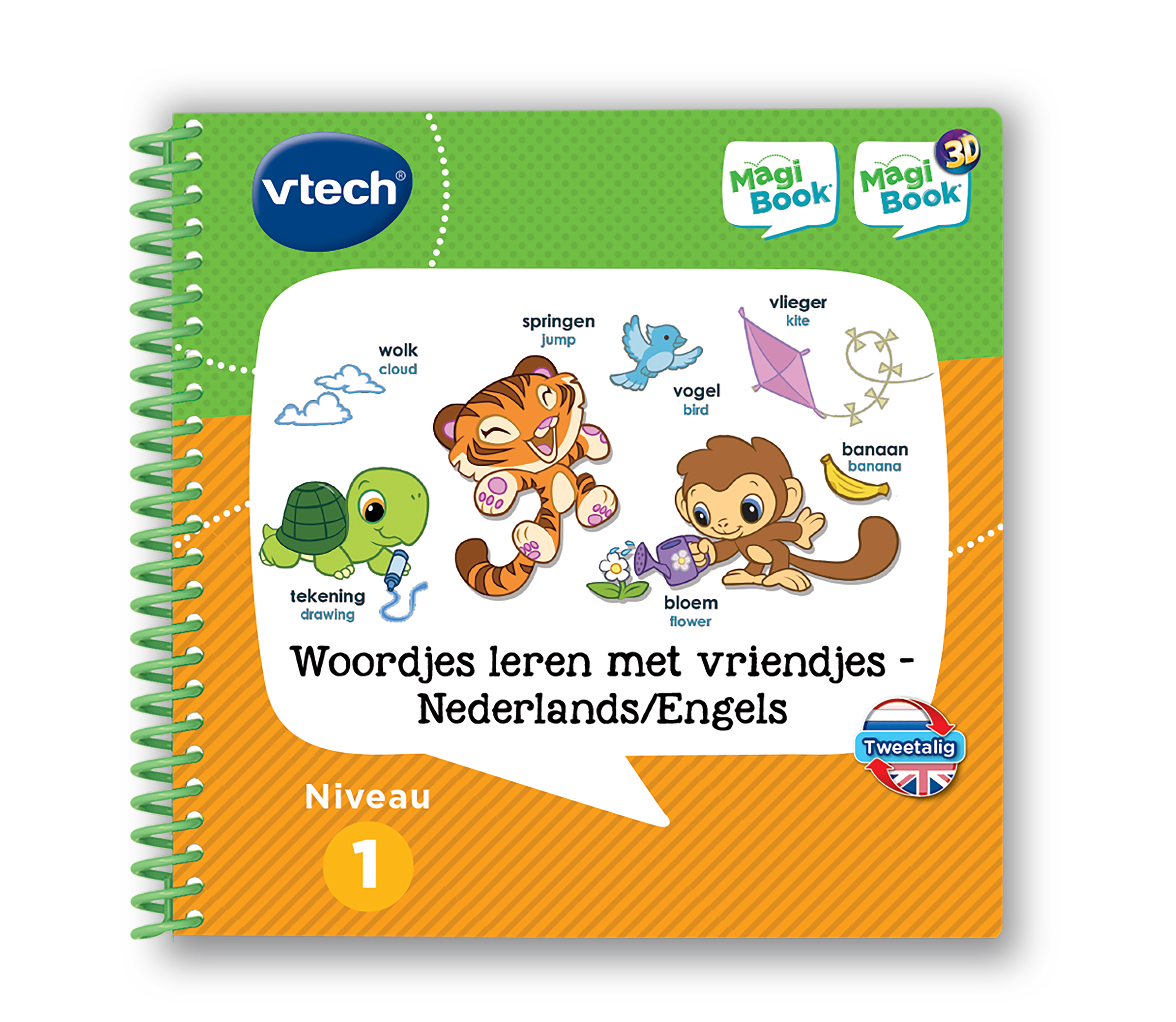 VTech MagiBook Activiteitenboek - Woordjes leren met vriendjes - Nederlands/Engels