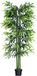Outsunny Bambou artificiel plastique 18x18x180cm vert