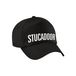 Bellatio Decorations Stucadoor Stucadoor verkleed pet zwart voor dames en heren - stucadoor baseball cap - carnaval verkleedaccessoire / beroepen caps