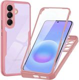 Techsuit Hoesje geschikt voor Samsung Galaxy A57 - ColorVerse 360 Case met Screenprotector - Roze