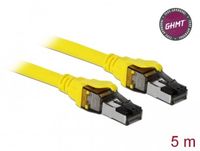 Delock Cable RJ45 Cat.8.1 S/FTP 5 m Geel