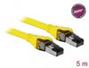 Delock Cable RJ45 Cat.8.1 S/FTP 5 m Geel