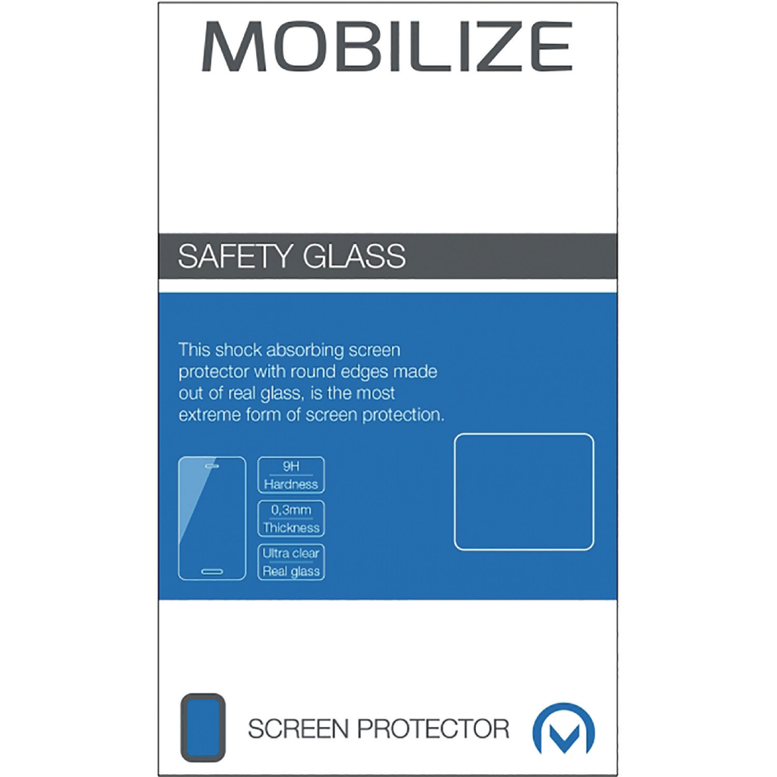 Mobilize Screenprotector Microsoft Lumia 640 LTE - Glas - Transparant