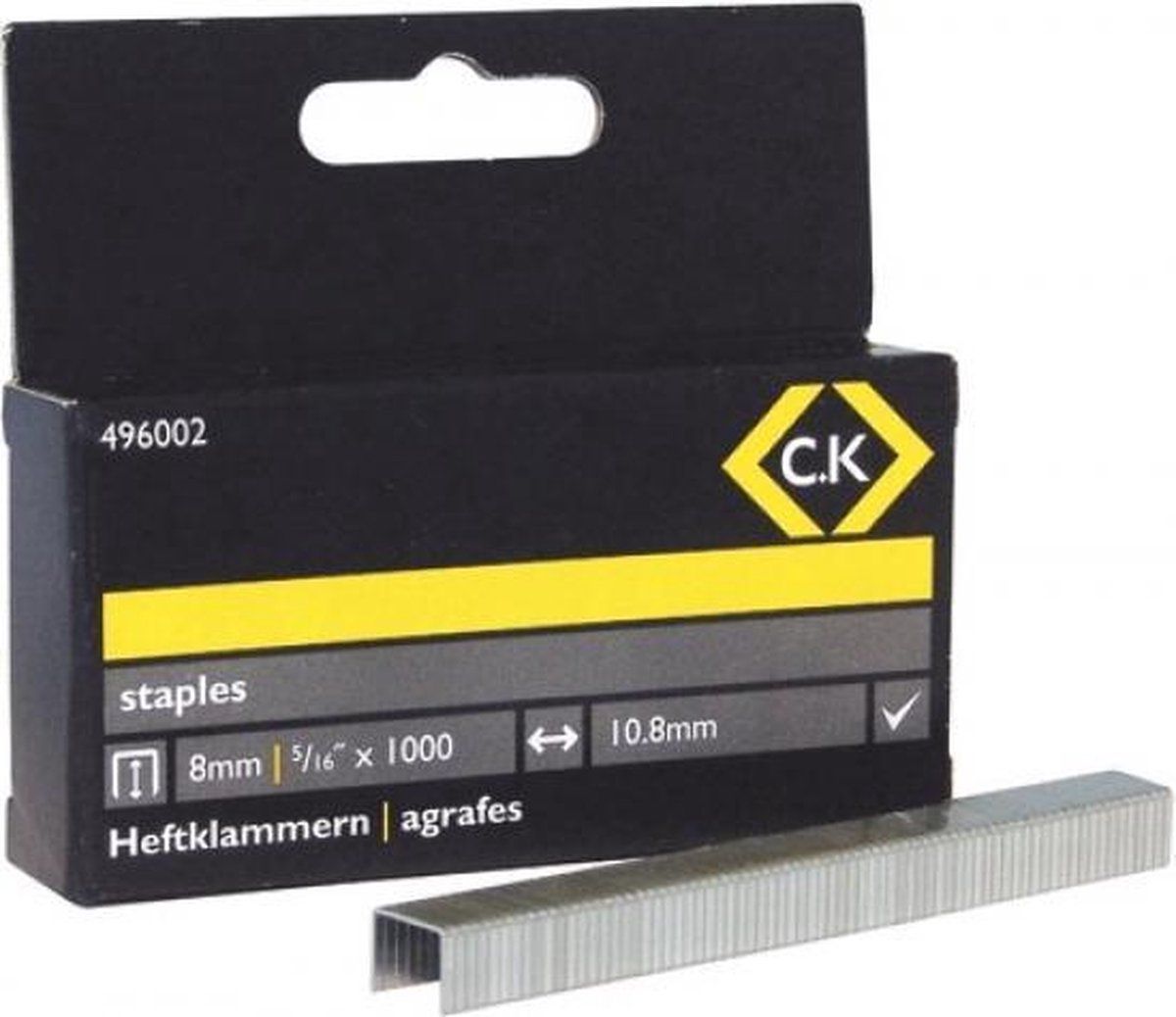 Calvin Klein 496005 nietjes 10.5mm breed x 14mm diepe doos van 1000