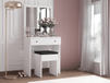 Table de maquillage FELANA blanc