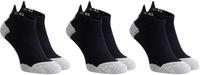 Rogelli Core Dames en Heren 3 pack Korte Hardloopsokken - Zwart/Grijs