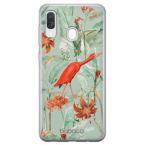 Babaco ERT GROUP mobiel telefoonhoesje voor Samsung A40 origineel en officieel erkend Babaco patroon Flowers 049 optimaal aangepast aan de vorm van de mobiele telefoon, hoesje is gemaakt van TPU