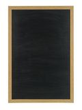 Bi-Office Prikbord voor informatie, gegroefd, eiken, 600 x 900 mm, zwart