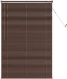 vidaXL - Venetiaanse jaloezie - Donkerbruin - met Patroon - 150 x 80 cm - 25 mm