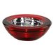 Euronatale P/Tea-Light rood glas. 7 cm VT-9657, zoals foto, uniek