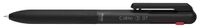 Pentel BXA107A-A Calme balpen, duidelijk gedempt klikgeluid, gripzone in lederlook, navulbaar, bal 0,7 mm = lijndikte 0,35 mm, schrijfkleur zwart, 1 VE = 10 stuks