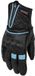 Rusty Stitches Lilly Dames Motorhandschoenen - Zwart/blauw - Maat XS