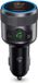 Nedis Transmetteur audio FM pour voiture - Fixe - Appel mains libres / Fonction haut-parleur - 1.00 " - Écran ambre - Bluetooth - PD 18 W / PD 24 W - Charge rapide - Amplification des basses - Google Assistant / Siri - Noir