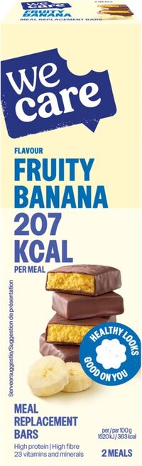 WeCare Meal Replacement Bars Fruity Banana 116 gr