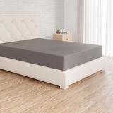 Amazon Basics Jersey hoeslaken, donkergrijs, 90 x 200 cm