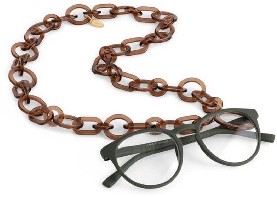 LoopLabb Round Glasses Cord Bruin
