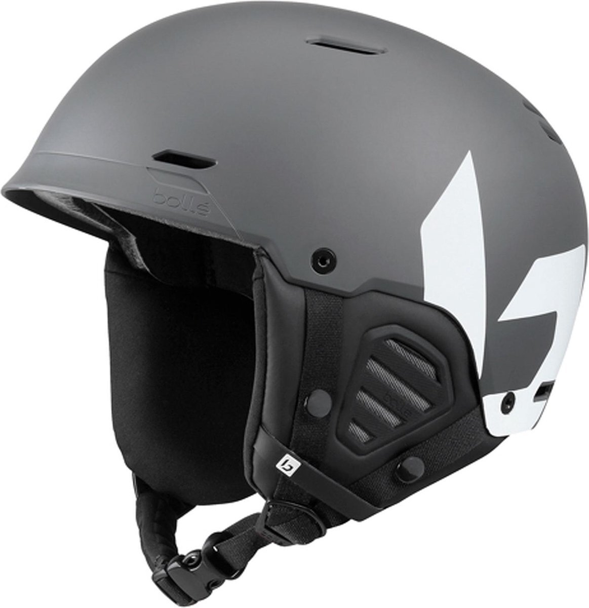 Bollé Mute Skihelm - Unisex - Grijs/Wit - Maat S