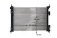 MAHLE CR 2107 000S Radiateur du moteur ailettes jointes mécaniquement, Boîte automatique