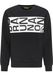 Bruno Banani Sweatshirt 'Richardson' zwart / wit