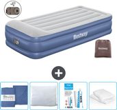 Bestway Luchtbed - 1-Persoons - 97 x 191 x 46 cm - Grijs/Blauw