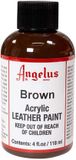 Angelus Leather Acrylic Paint - Brown - 118ml