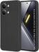 Techsuit Hoesje geschikt voor Xiaomi Poco X8 Pro Max - Soft Flex Silicone Back Cover - Black