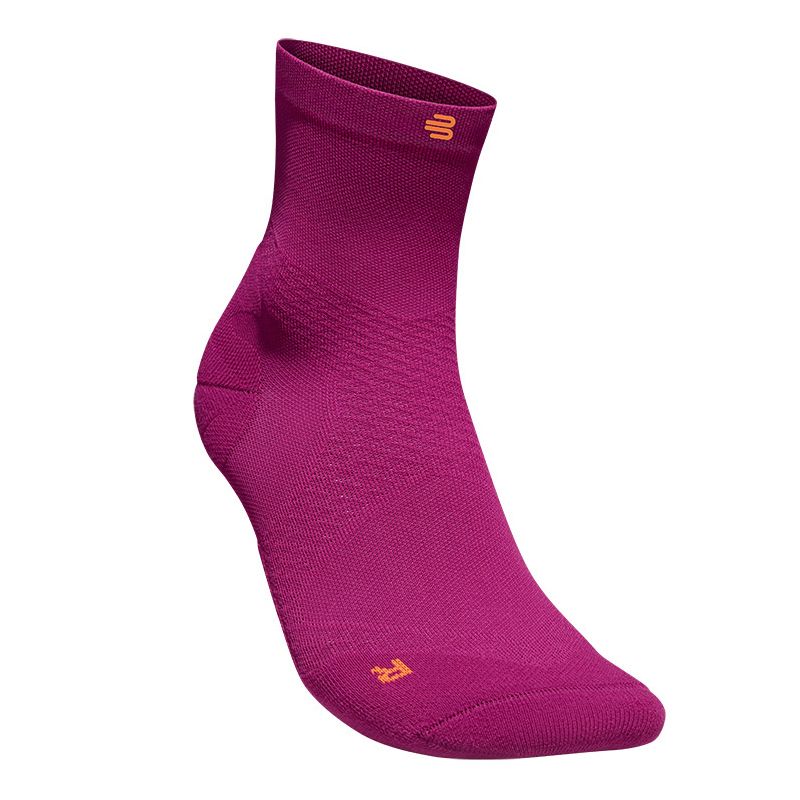 Bauerfeind Run Ultralight Mid Cut Socks - Roze - Dames