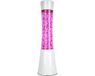 Fisura Lava Lamp met glitter hartjes - witte voet