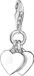 Thomas Sabo Damesbedel, club-hanger, hartjes, 925 sterling zilver, 0836-001-12