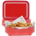 TableCraft Products C1077R Cash and Carry Grande Basket, rood, 12 per pak, 3 stuks