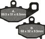 EBC FA192HH Plaques de frein frittées pour Kawasaki Z 750 S (05-07) / Z 1000 SX (ABS) (11-13) / Z 1000 (03-06) / GPZ 1100 F1 (ABS)