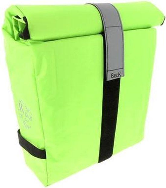 BECK Roll Single Fluo Lime - 15L - Achter - Groen/Oranje/Zilver/Zwart