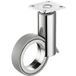 Häfele Roulette pivotante H4820 capacité de charge 50 kg Roulette de meuble design orientable, plaque à visser - chromée