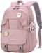 Unyqoos® Sac à dos pour ordinateur portable 15,6 pouces - femmes et adolescents, sac à dos antivol pour l'école et les voyages, nylon imperméable, bretelles rembourrées, violet (Purple#2)