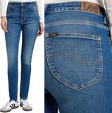 Lee SCARLETT HIGH IndigoPeak DAMES, slim fit jeans, maat W28, lengte L35