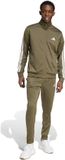 Adidas 3‑Stripes Trainingspak Heren olijfgroen - wit