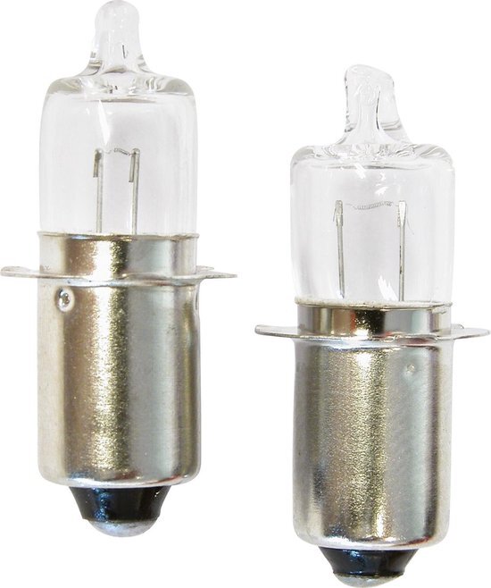 Dresco Reservelampjes Voorlicht Halogeen 6 Volt Zilver 2 Stuks