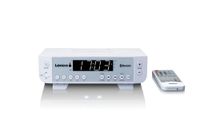 Lenco KCR-100 - Radio de cuisine avec FM, Bluetooth, écran LED et minuterie - Blanc
