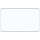 vidaXL - Spatscherm - keuken - 100x60 - cm - gehard - glas - transparant