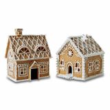 Loberon Sierhuisje set van 2 Tarreau bruin/wit