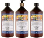 Claudius Cosmetics B.V. Bodylotion Sweet Orange & Cedarwood 1 Liter - met gouden pomp - set van 3 stuks