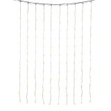 Konstsmide 4486-803 Lichtgordijn Sterren 120 LED Amber 1,35 m
