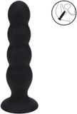 Shots Levelz Shots BV Quad Rattle Vloeibare Siliconen Anale Plug - XL - Zwart