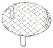 Merkloos QUARKZMAN Ronde Grillrooster 6 Inch - Roestvrijstalen Grill met Poten