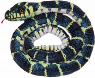 Pia Soft Toys Knuffeldier Slang - zachte pluche stof - groen - kwaliteit knuffels - 200 cm