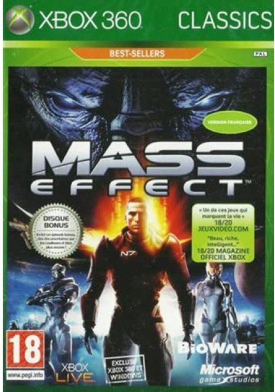 Logithéque Mass Effect Classic Frans Version Xbox 360