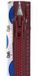 Opti Rits P60 D profielrits 6 mm deelbaar Donkerrood Kunststof