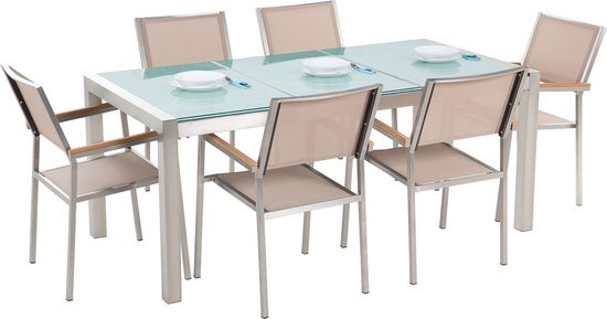 Beliani Grosseto Tuinset Beige