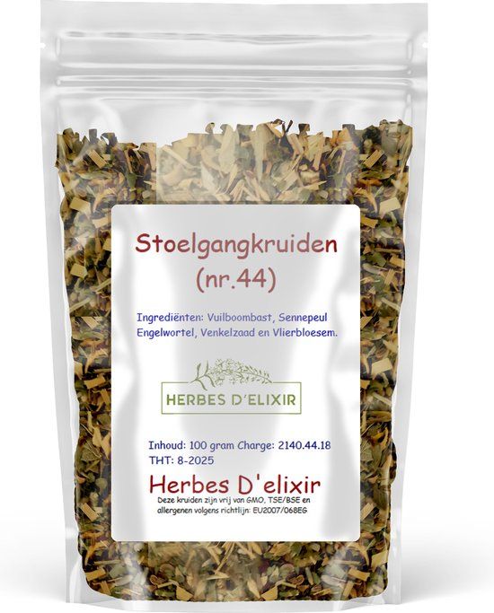 Herbes D'elixir Kruidenthee - Stoelgang Kruiden - 100 Gram - Losse Kruiden